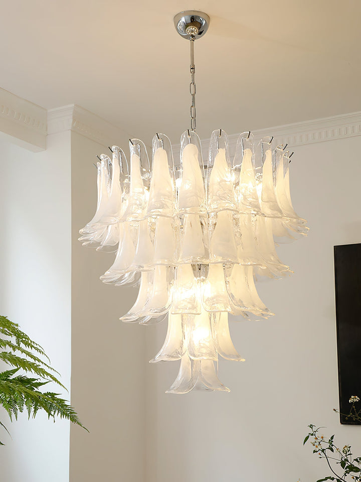 Celiian lampadario petali in vetro di Murano vintage