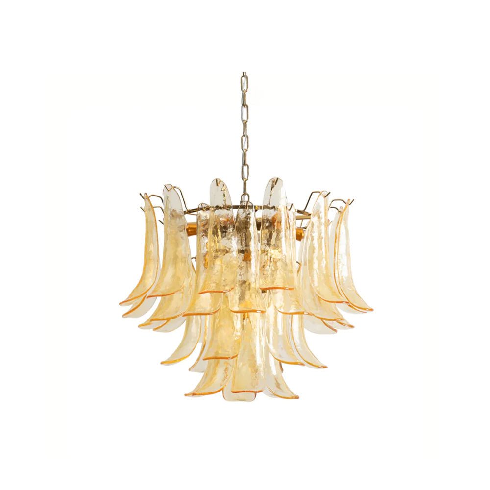 Celiian lampadario petali in vetro di Murano vintage