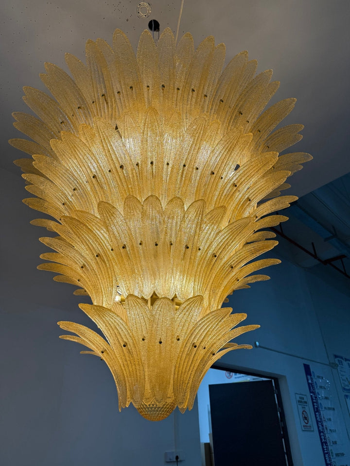 Ismavelle lampadario a più livelli in vetro