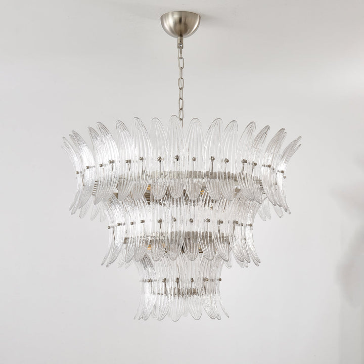 Ismavelle lampadario a più livelli in vetro
