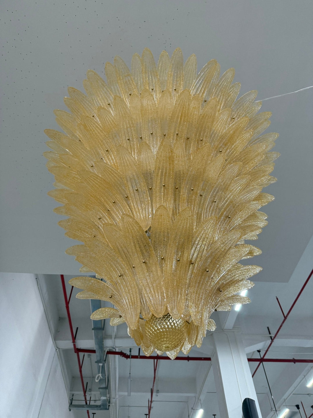 Ismavelle lampadario a più livelli in vetro