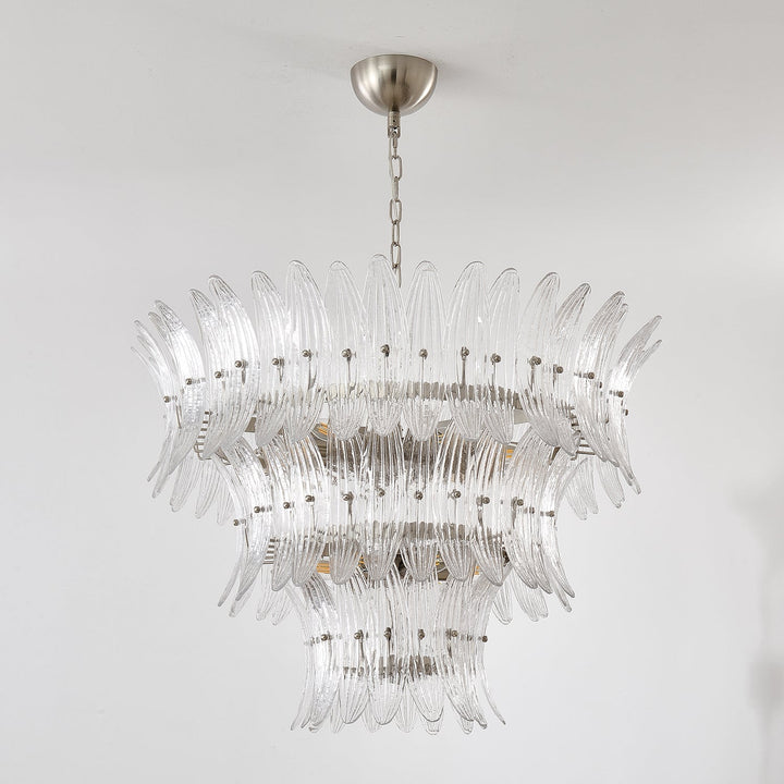 Ismavelle lampadario a più livelli in vetro