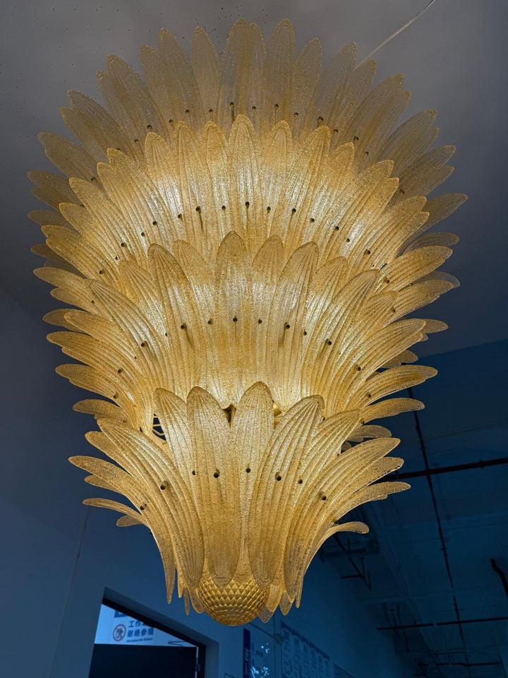 Ismavelle lampadario a più livelli in vetro