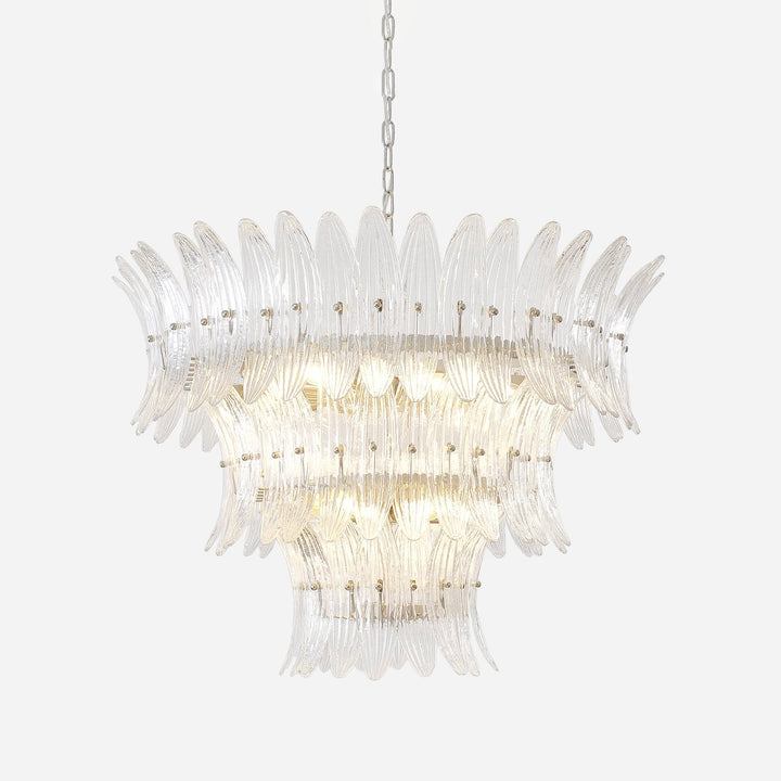Ismavelle lampadario a più livelli in vetro