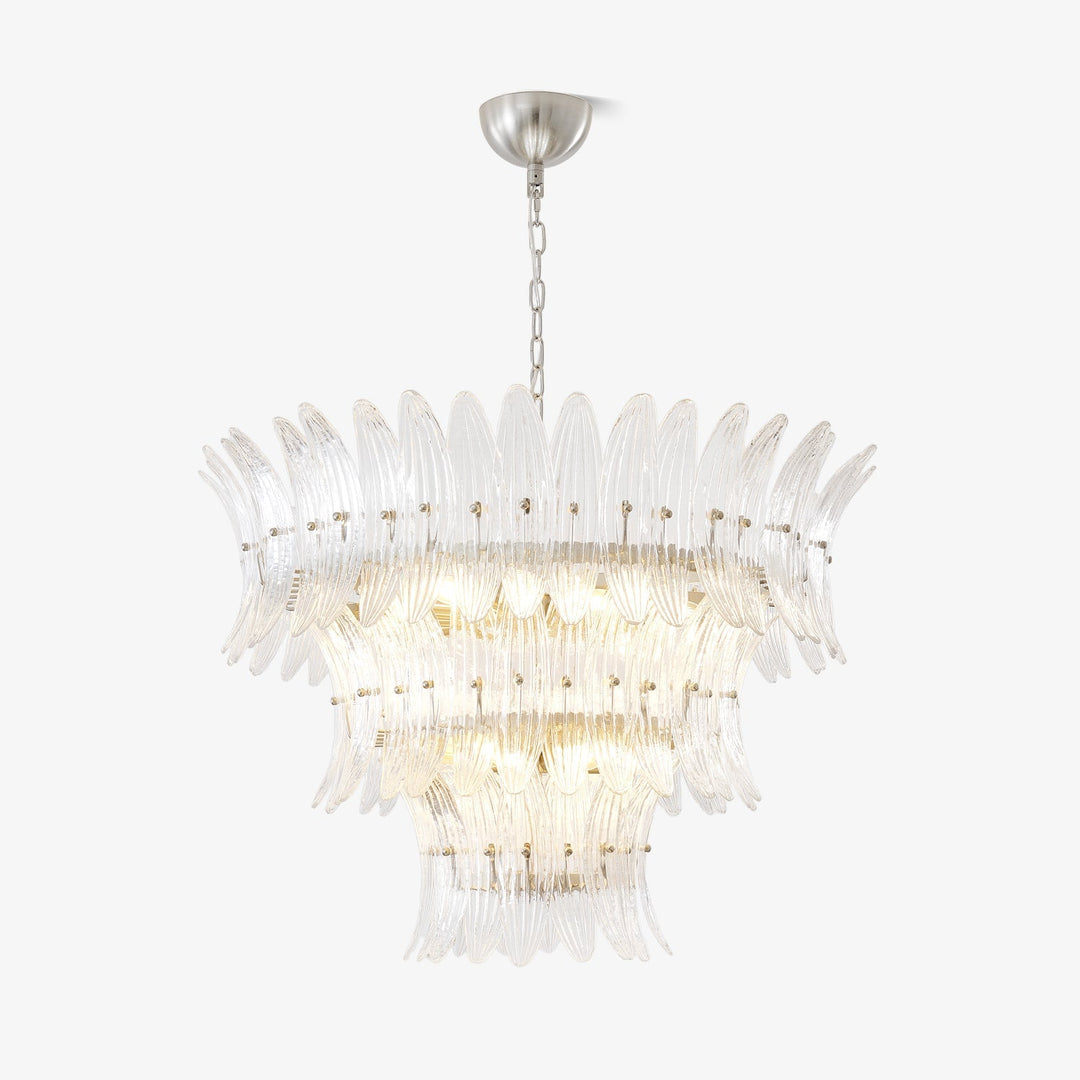 Ismavelle lampadario a più livelli in vetro