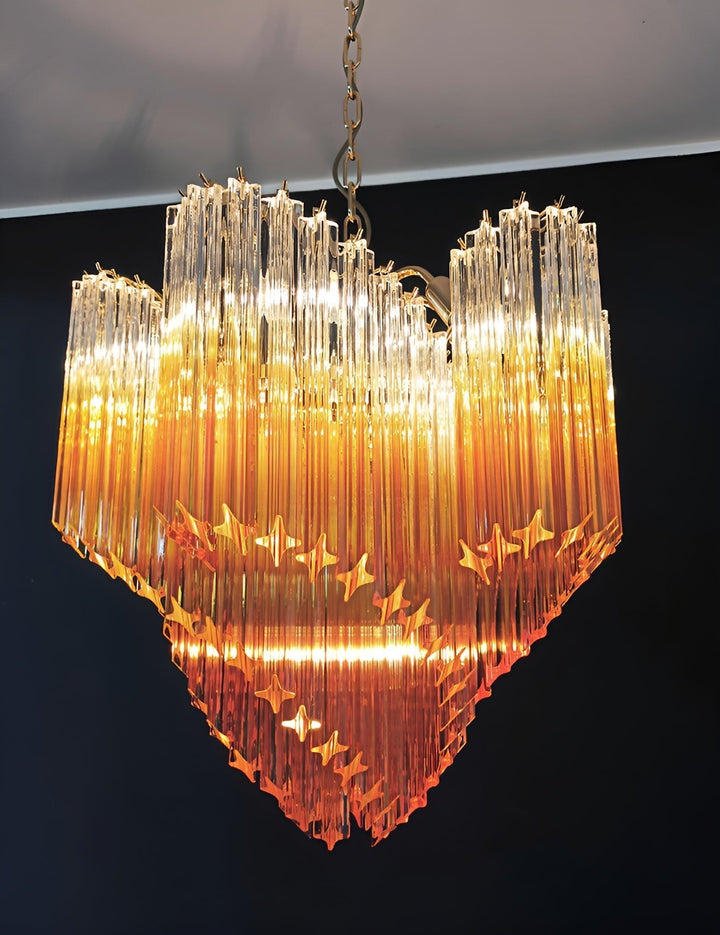 Evmararae lampadario in vetro Gradient