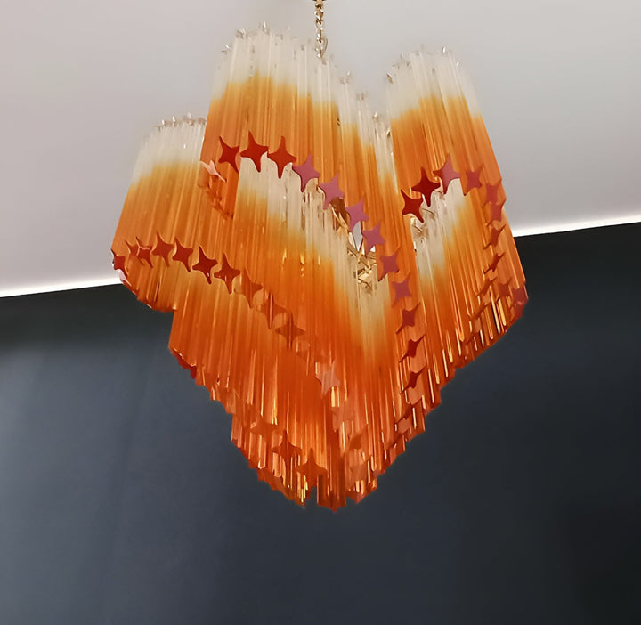 Evmararae lampadario in vetro Gradient