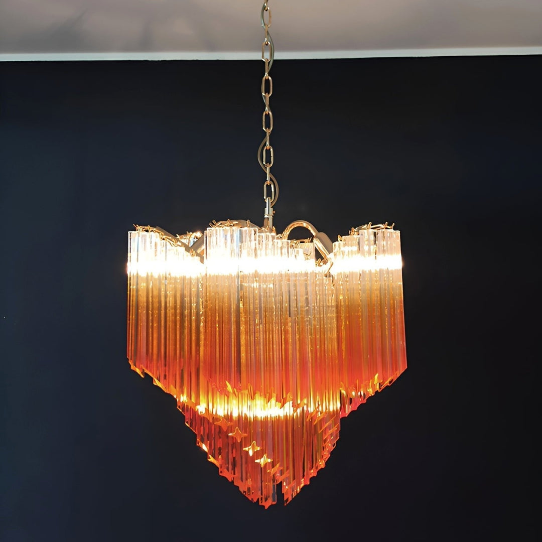 Evmararae lampadario in vetro Gradient