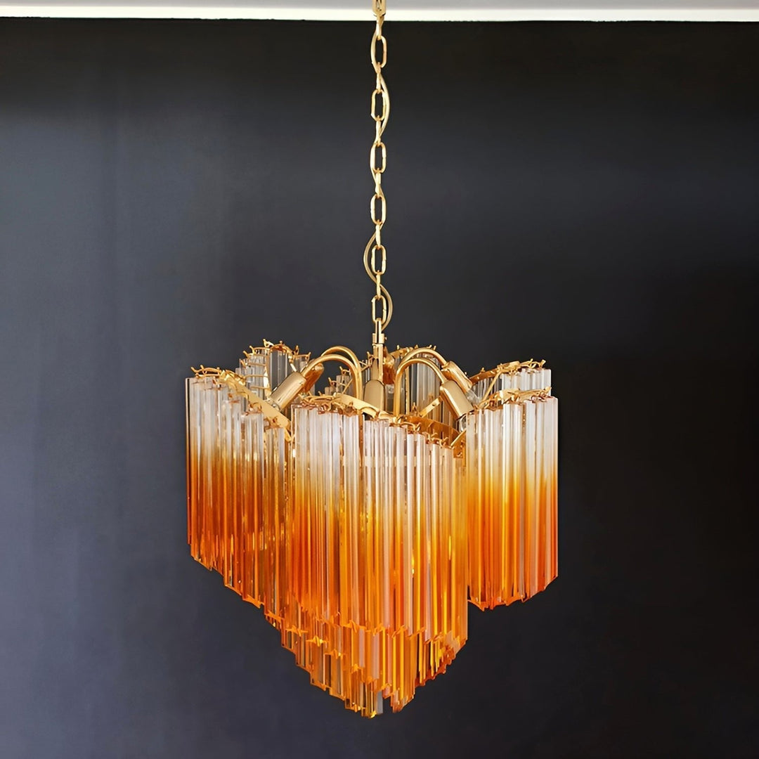 Evmararae lampadario in vetro Gradient