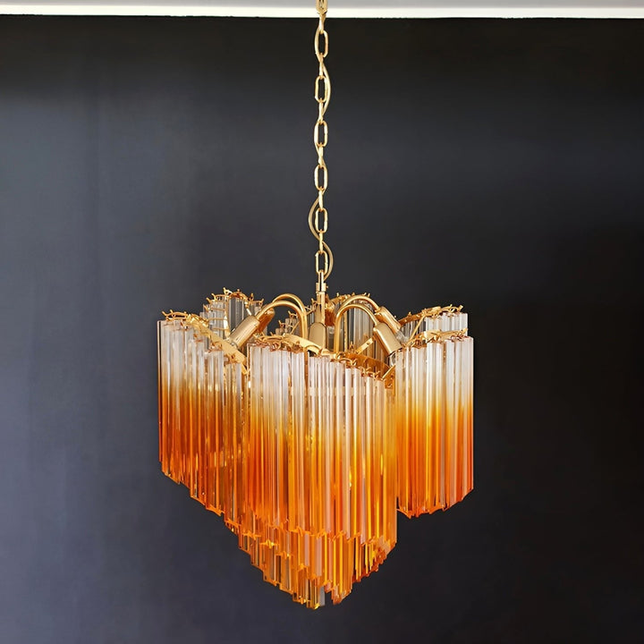 Evmararae lampadario in vetro Gradient