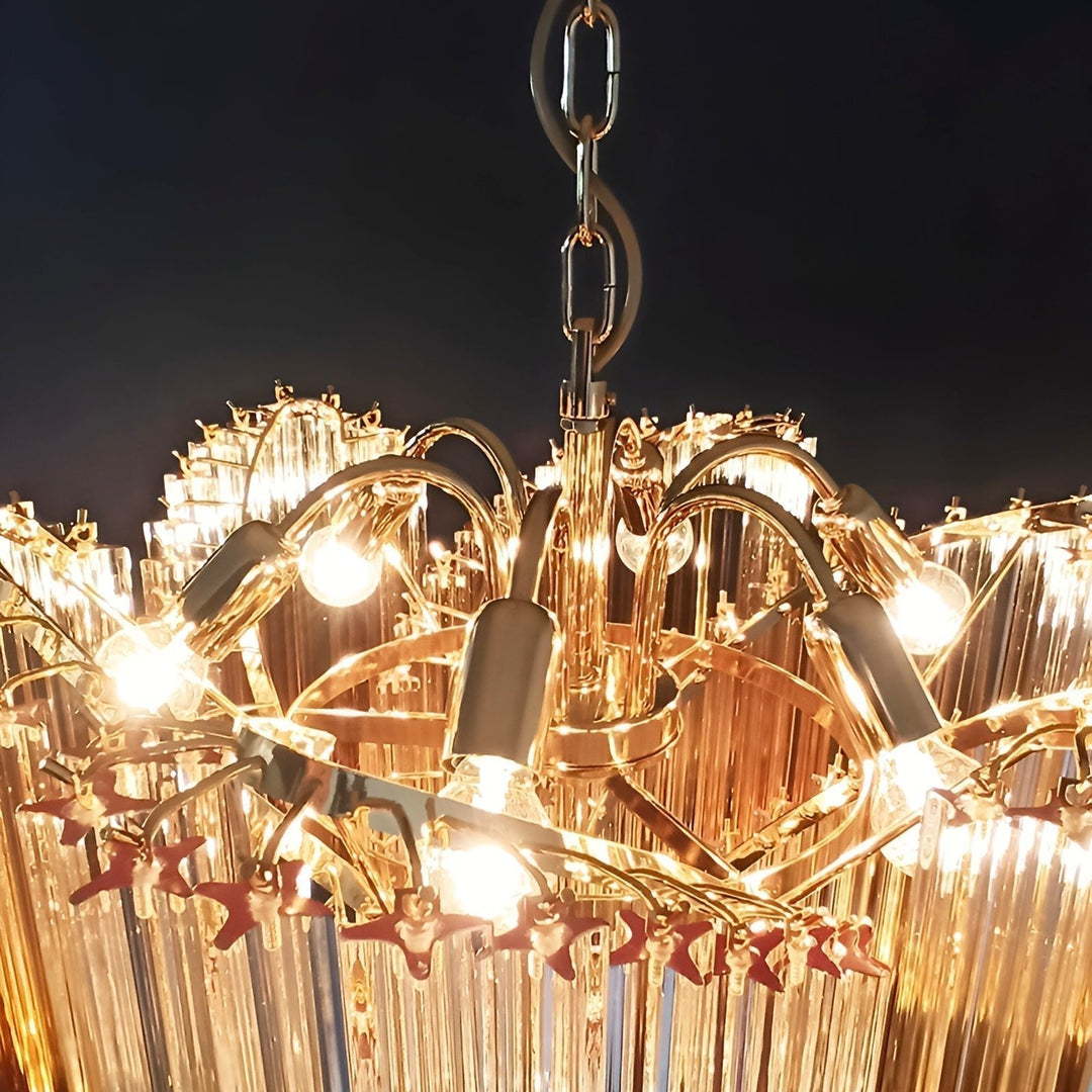Evmararae lampadario in vetro Gradient