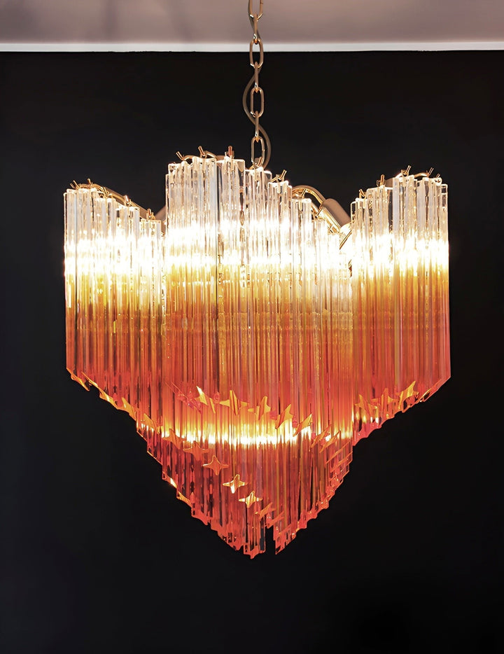 Evmararae lampadario in vetro Gradient
