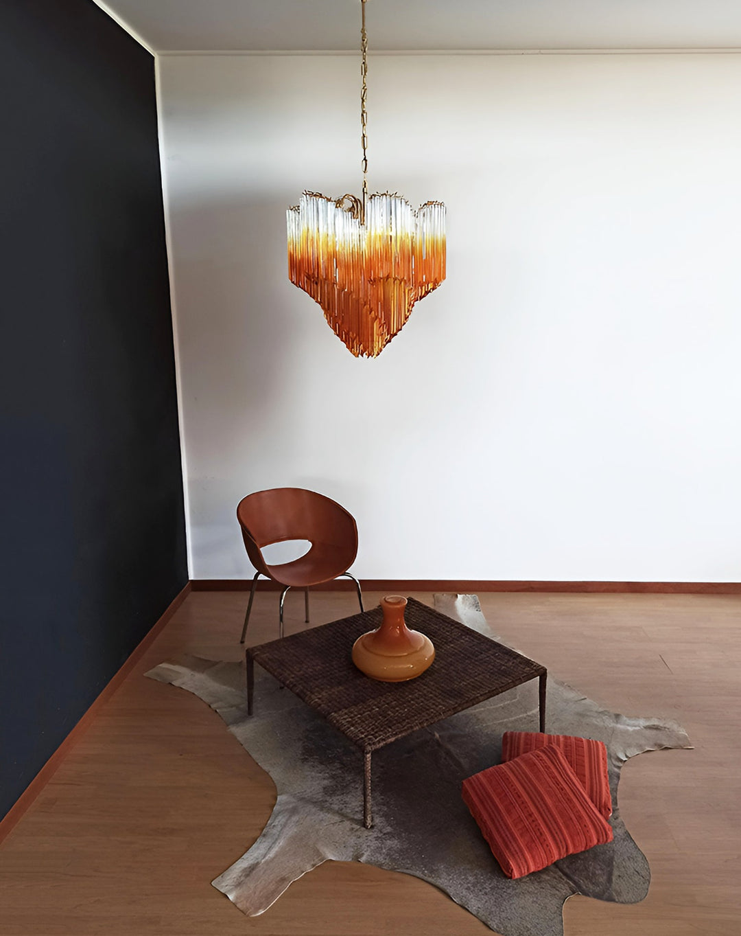Evmararae lampadario in vetro Gradient
