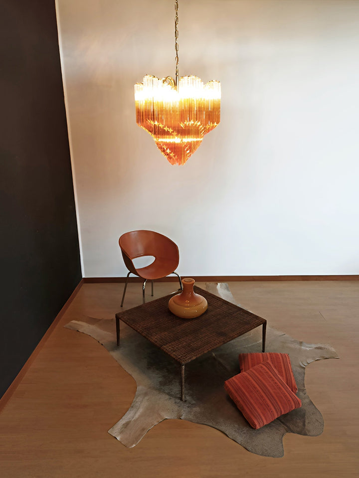 Evmararae lampadario in vetro Gradient