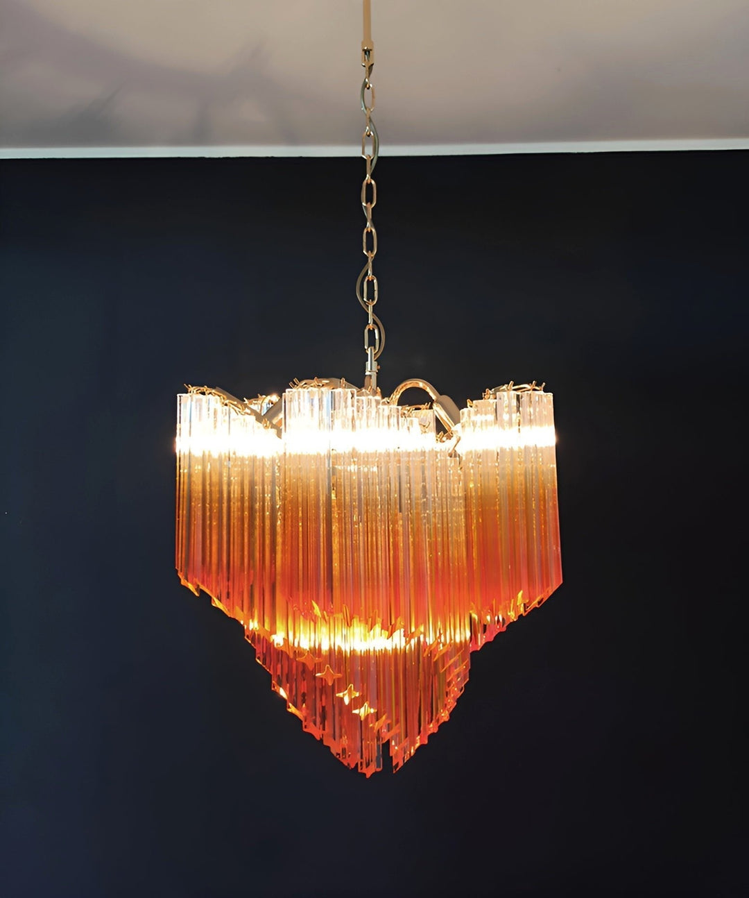 Evmararae lampadario in vetro Gradient