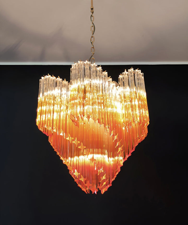 Evmararae lampadario in vetro Gradient