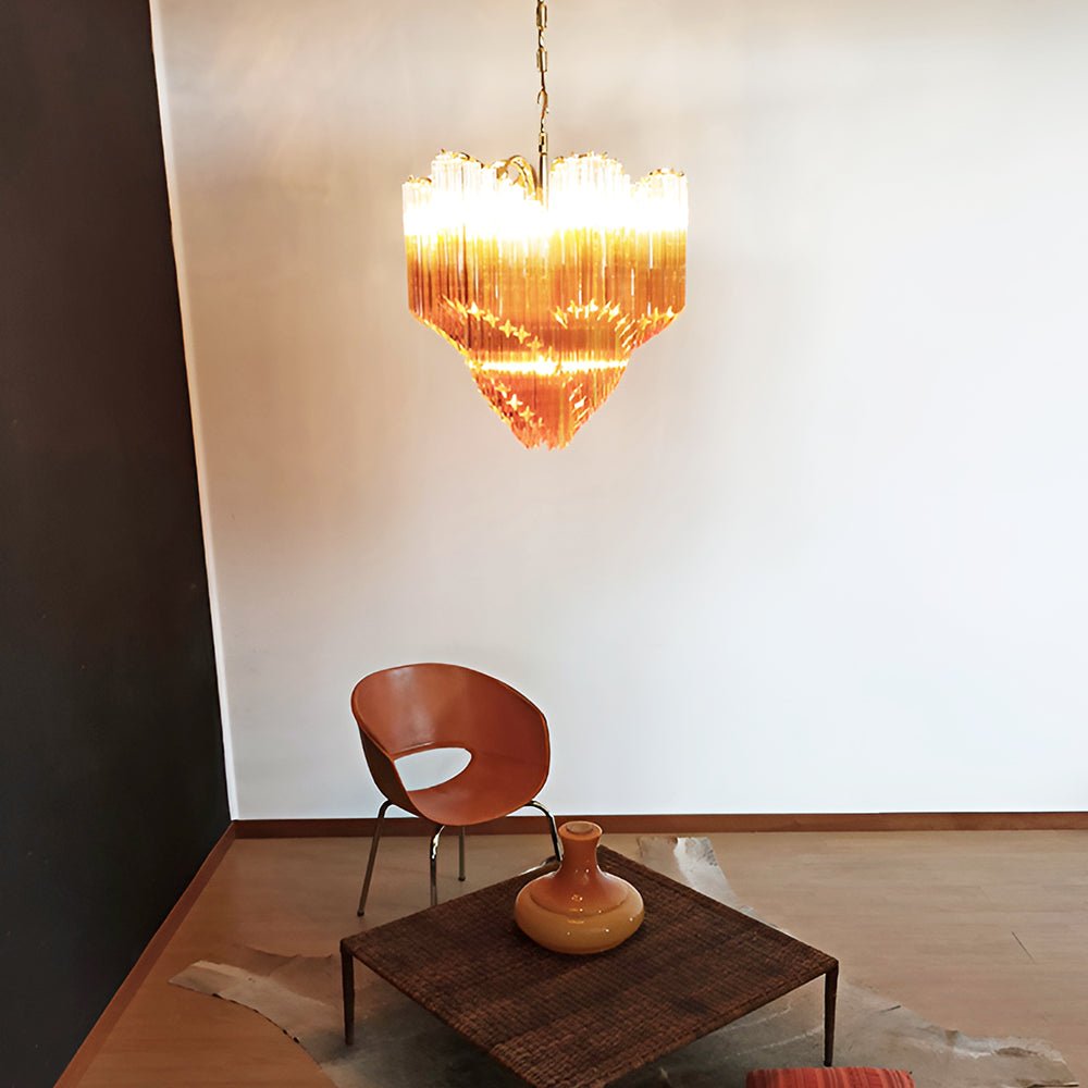 Evmararae lampadario in vetro Gradient