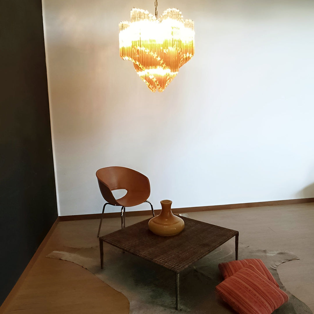 Evmararae lampadario in vetro Gradient