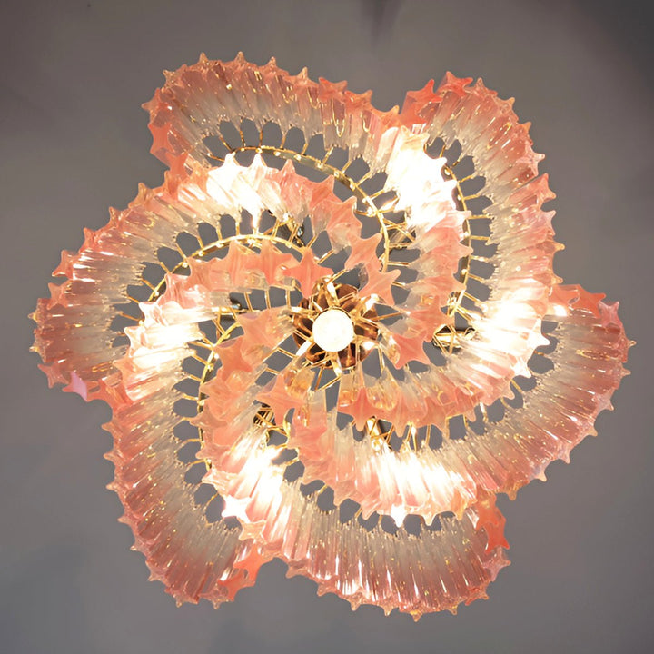 Evmararae lampadario in vetro Gradient
