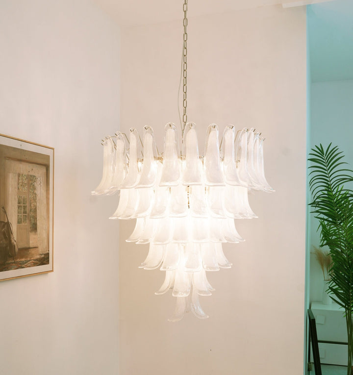 Celiian lampadario petali in vetro di Murano vintage