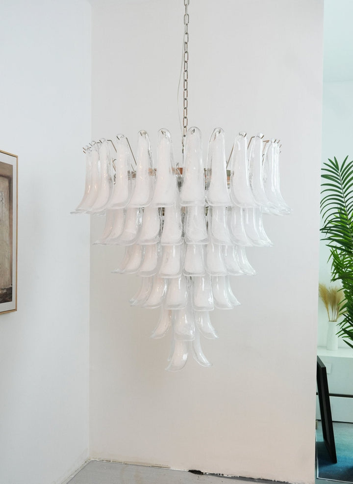 Celiian lampadario petali in vetro di Murano vintage