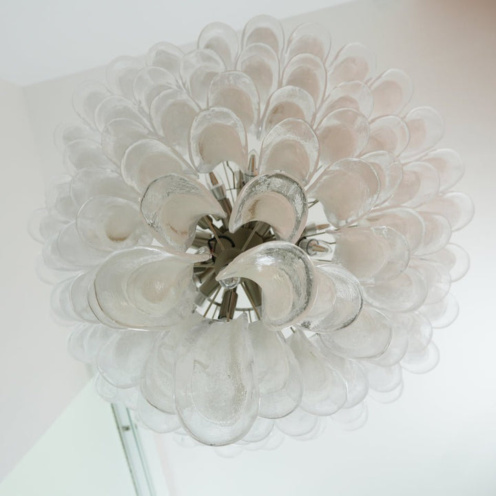 Celiian lampadario petali in vetro di Murano vintage