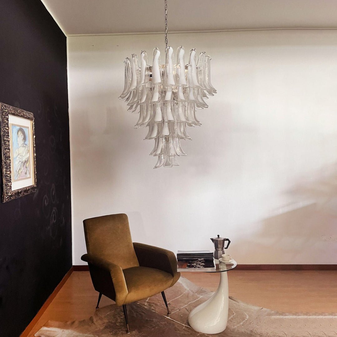 Celiian lampadario petali in vetro di Murano vintage