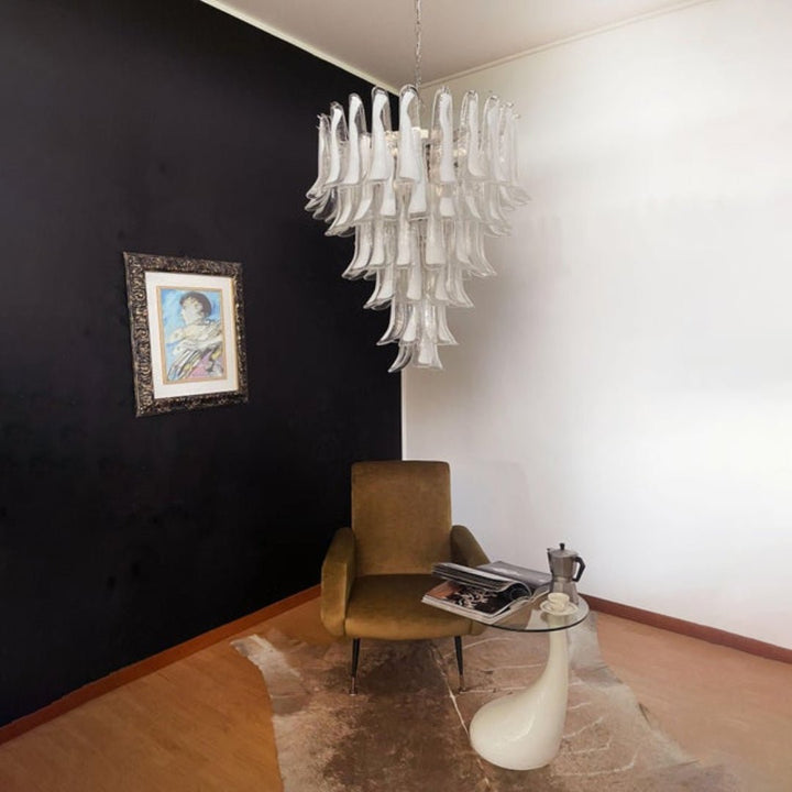 Celiian lampadario petali in vetro di Murano vintage
