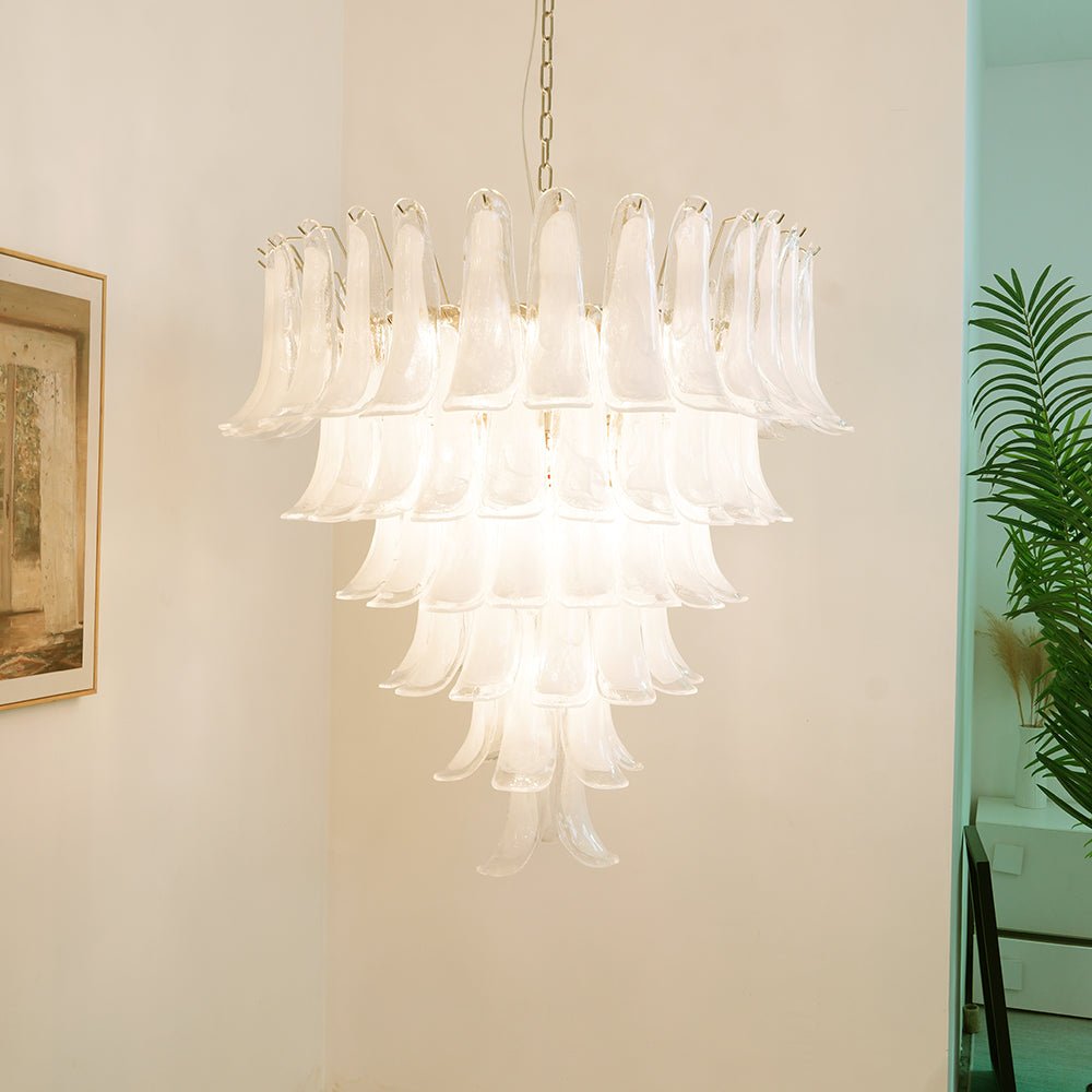 Celiian lampadario petali in vetro di Murano vintage