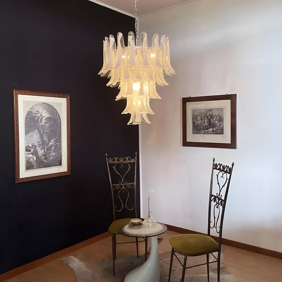Celiian lampadario petali in vetro di Murano vintage