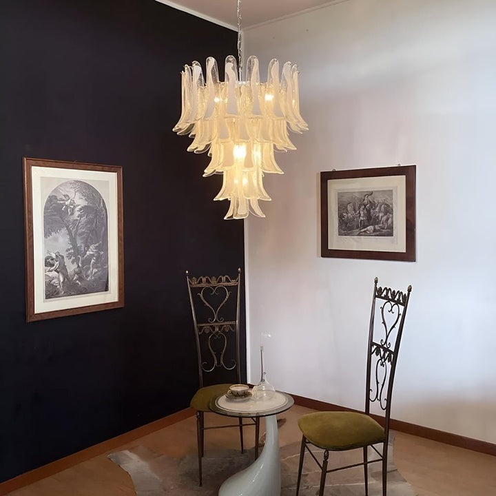 Celiian lampadario petali in vetro di Murano vintage