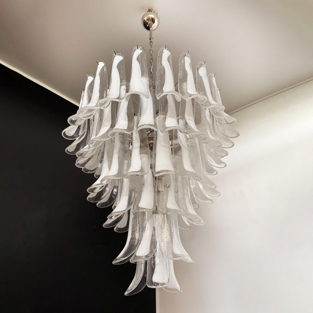 Celiian lampadario petali in vetro di Murano vintage