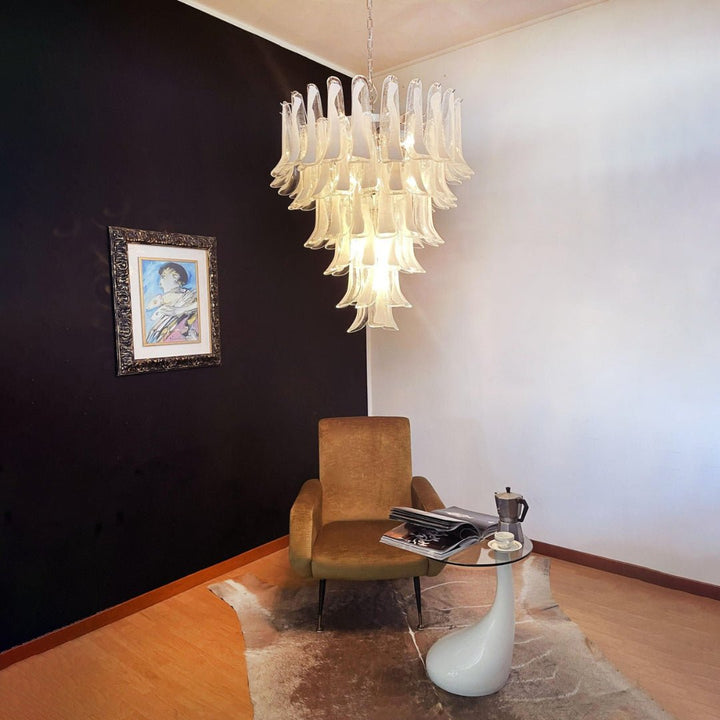Celiian lampadario petali in vetro di Murano vintage