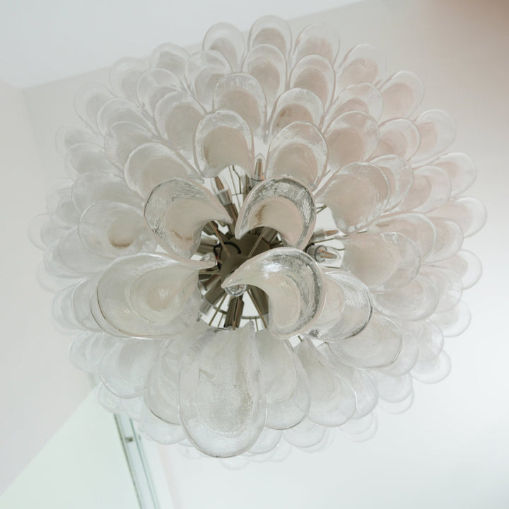Celiian lampadario petali in vetro di Murano vintage