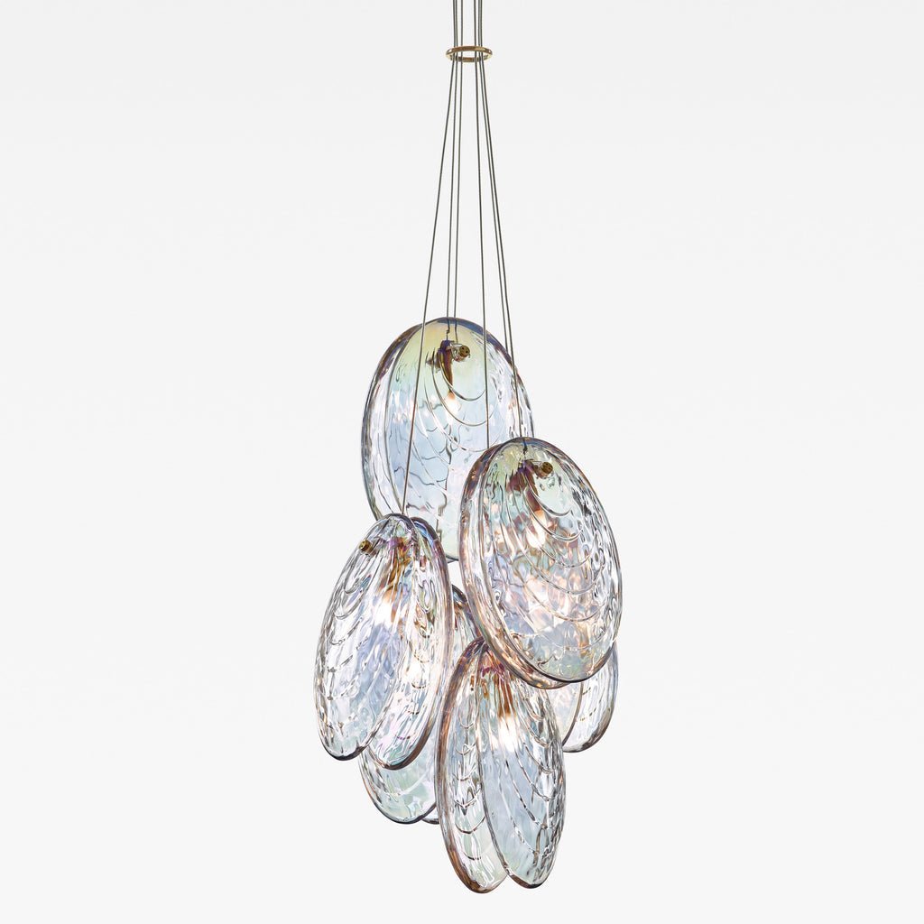 Thalassic lampadario grappolo Architettonico a Gocce