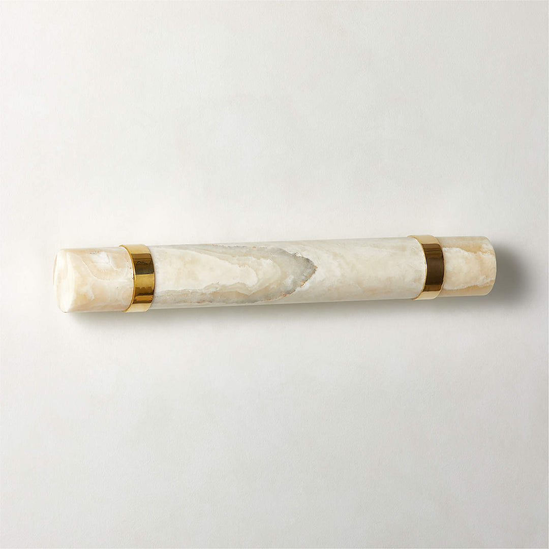Zavaran Modern Minimalist Metal Onyx Wall Lamp - Lamp Copper
