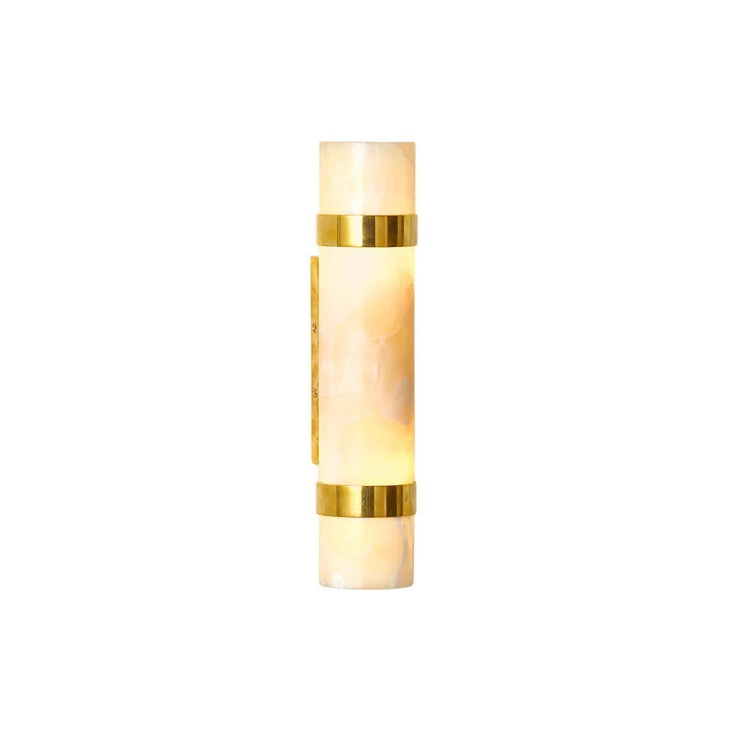 Zavaran Modern Minimalist Metal Onyx Wall Lamp - Lamp Copper