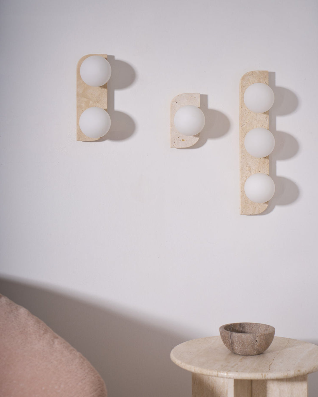 Ritta Travertine Wall Lamp - Letslighting