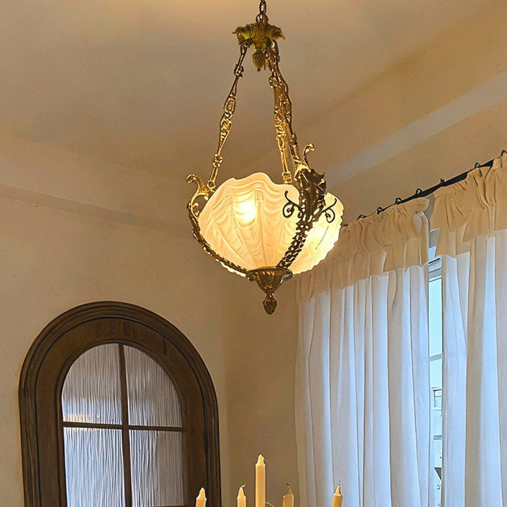 Casalora lampadario in ottone