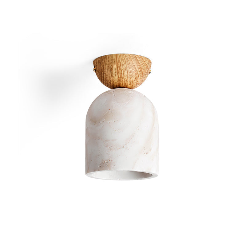 Linora lampada da soffitto in travertino