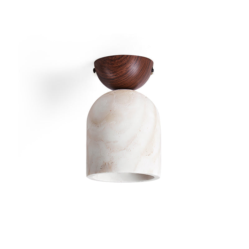 Linora lampada da soffitto in travertino
