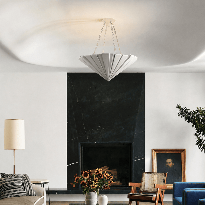 Sorisira lampadario in gesso della Serie gesso