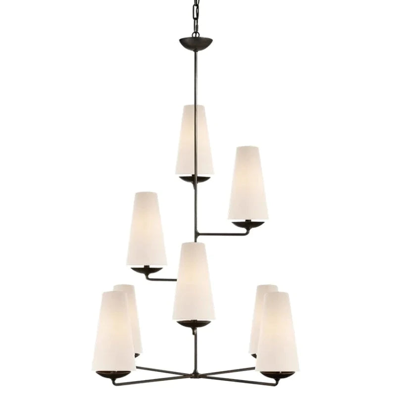 Silva Design Lampadari LED Bianco Nero Metall Camera da Letto Cucina