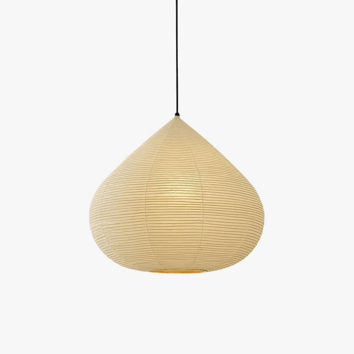 Onion lampada a sospensione in carta beige