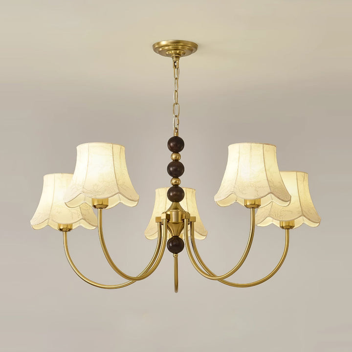 Orchid lampadario tessuto Oro