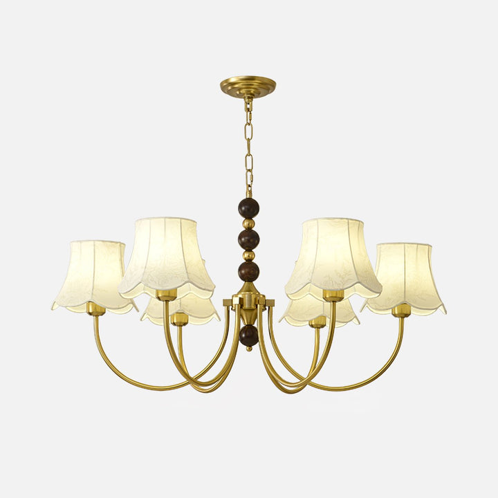 Orchid lampadario tessuto Oro