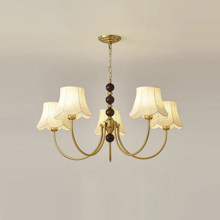 Orchid lampadario tessuto Oro
