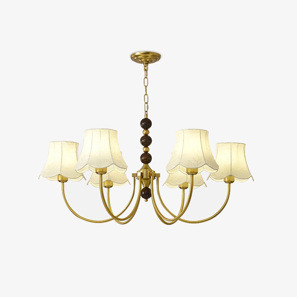 Orchid lampadario tessuto Oro