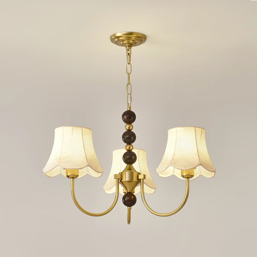 Orchid lampadario tessuto Oro