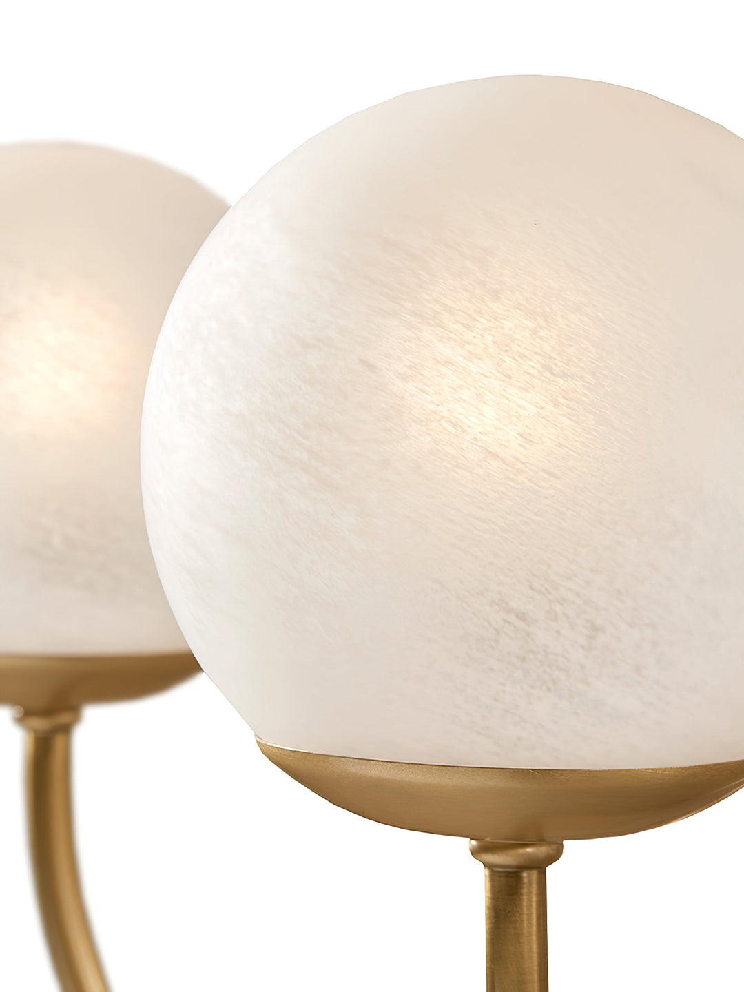 Oriuena lampadario ottone sfera Orillia elegante